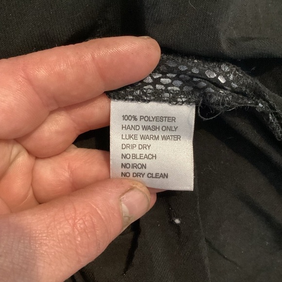 Misook Black Silver Snakeskin Print Liquid Satin Blazer Jacket Medium - Picture 7 of 7